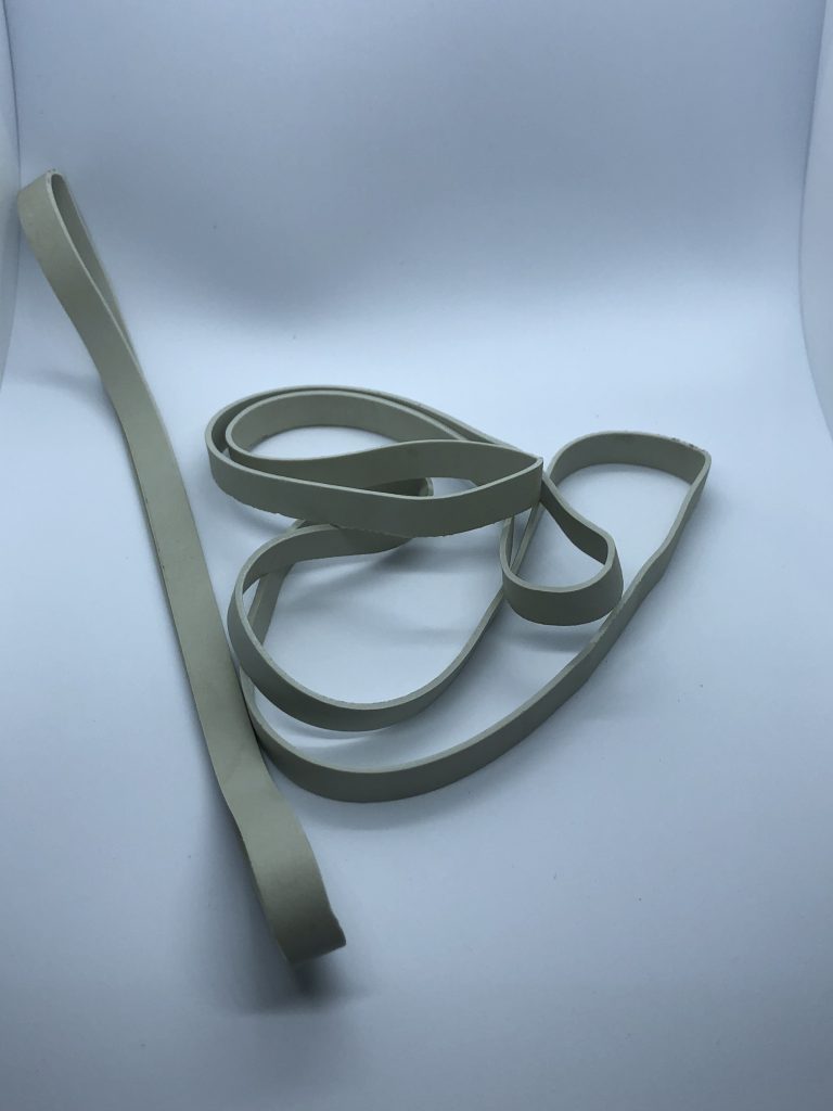 White rubber bands | 230X6mm Bespoke Size