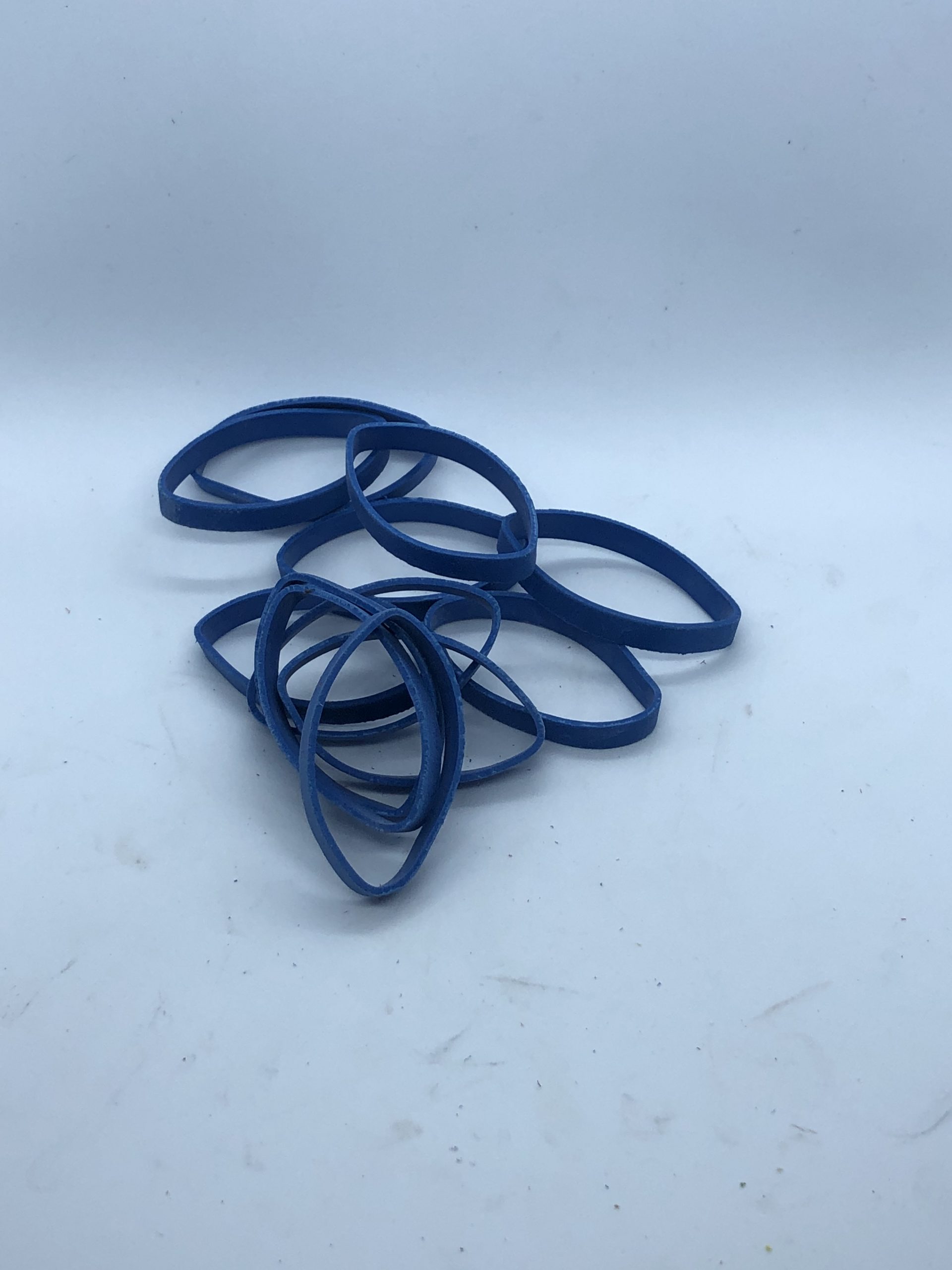 Lobster Bands Food Safe Rubber Bands 50x6mm Blue