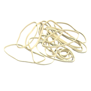 White rubber bands size 32 80x3mm