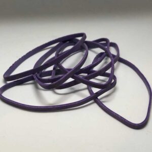 Purple rubber bands