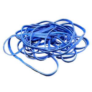 Latex free elastic bands | 90X3mm BLUE